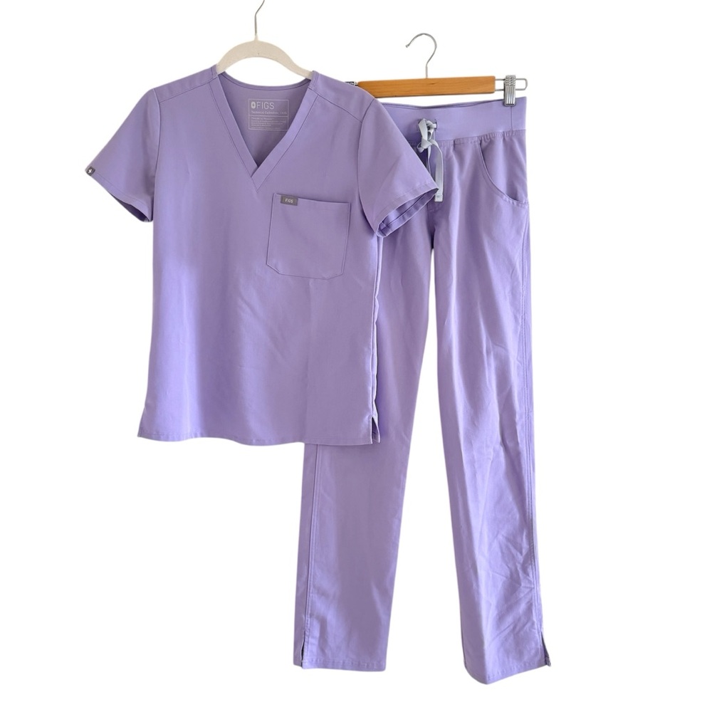 Figs Women's Straight Leg Pants - Lavender